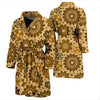 Steampunk Print Pattern Men Long Robe-grizzshop