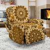 Steampunk Print Pattern Recliner Cover-grizzshop