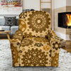 Steampunk Print Pattern Recliner Cover-grizzshop