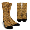 Steampunk Print Pattern Unisex Crew Socks-grizzshop