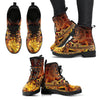 Steampunk Women's Leather Boots-grizzshop