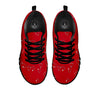 Stethoscope Red Print Pattern Black Sneaker-grizzshop