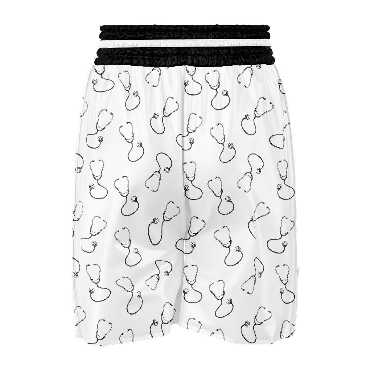 Stethoscope Sign Print Pattern Boxing Shorts-grizzshop