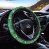 Stewart Plaid Saint Patrick's Day Print Pattern Car Steering Wheel Cover-grizzshop