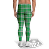 Stewart Plaid Saint Patrick's Day Print Pattern Men's Leggings-grizzshop