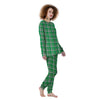 Stewart Plaid Saint Patrick's Day Print Pattern Women's Pajamas-grizzshop