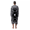 Sticks Lacrosse Ornate Wing Print Men's Robe-grizzshop