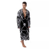 Sticks Lacrosse Ornate Wing Print Men's Robe-grizzshop