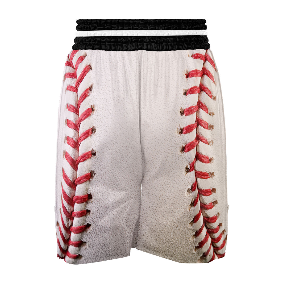 Stitching Baseball Print Boxing Shorts-grizzshop