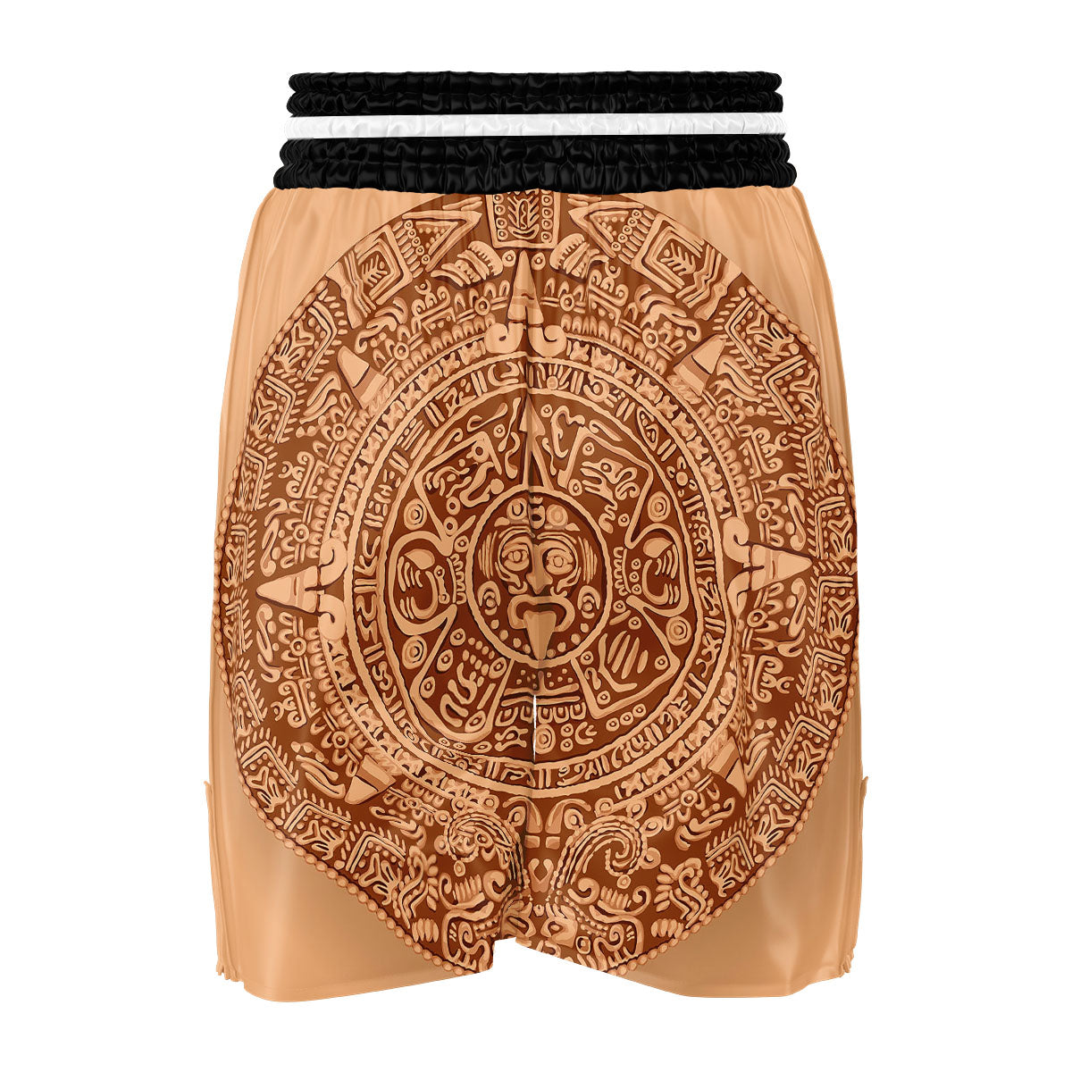 Stone Mayan Print Boxing Shorts-grizzshop