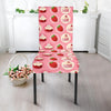 Strawberry Cake Pattern Print Chair Cover-grizzshop