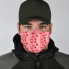 Strawberry Cake Pattern Print Face Mask-grizzshop