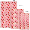 Strawberry Cake Pattern Print Floor Mat-grizzshop