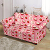 Strawberry Cake Pattern Print Loveseat Cover-grizzshop