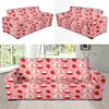 Strawberry Cake Pattern Print Sofa Covers-grizzshop