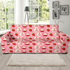 Strawberry Cake Pattern Print Sofa Covers-grizzshop