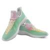 Strawberry Ice Cream Teal Print White Athletic Shoes-grizzshop