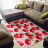 Strawberry Pattern Print Floor Mat-grizzshop