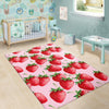 Strawberry Pattern Print Floor Mat-grizzshop