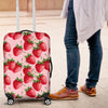 Strawberry Pattern Print Luggage Cover Protector-grizzshop