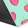 Strawberry Print Pattern Floor Mat-grizzshop