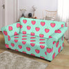 Strawberry Print Pattern Loveseat Cover-grizzshop