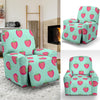 Strawberry Print Pattern Recliner Cover-grizzshop