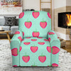 Strawberry Print Pattern Recliner Cover-grizzshop