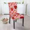 Strawberry Slice Print Pattern Chair Cover-grizzshop