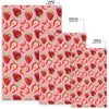 Strawberry Slice Print Pattern Floor Mat-grizzshop