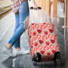 Strawberry Slice Print Pattern Luggage Cover Protector-grizzshop