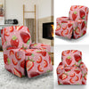 Strawberry Slice Print Pattern Recliner Cover-grizzshop