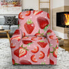 Strawberry Slice Print Pattern Recliner Cover-grizzshop