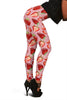 Strawberry Slice Print Pattern Women Leggings-grizzshop