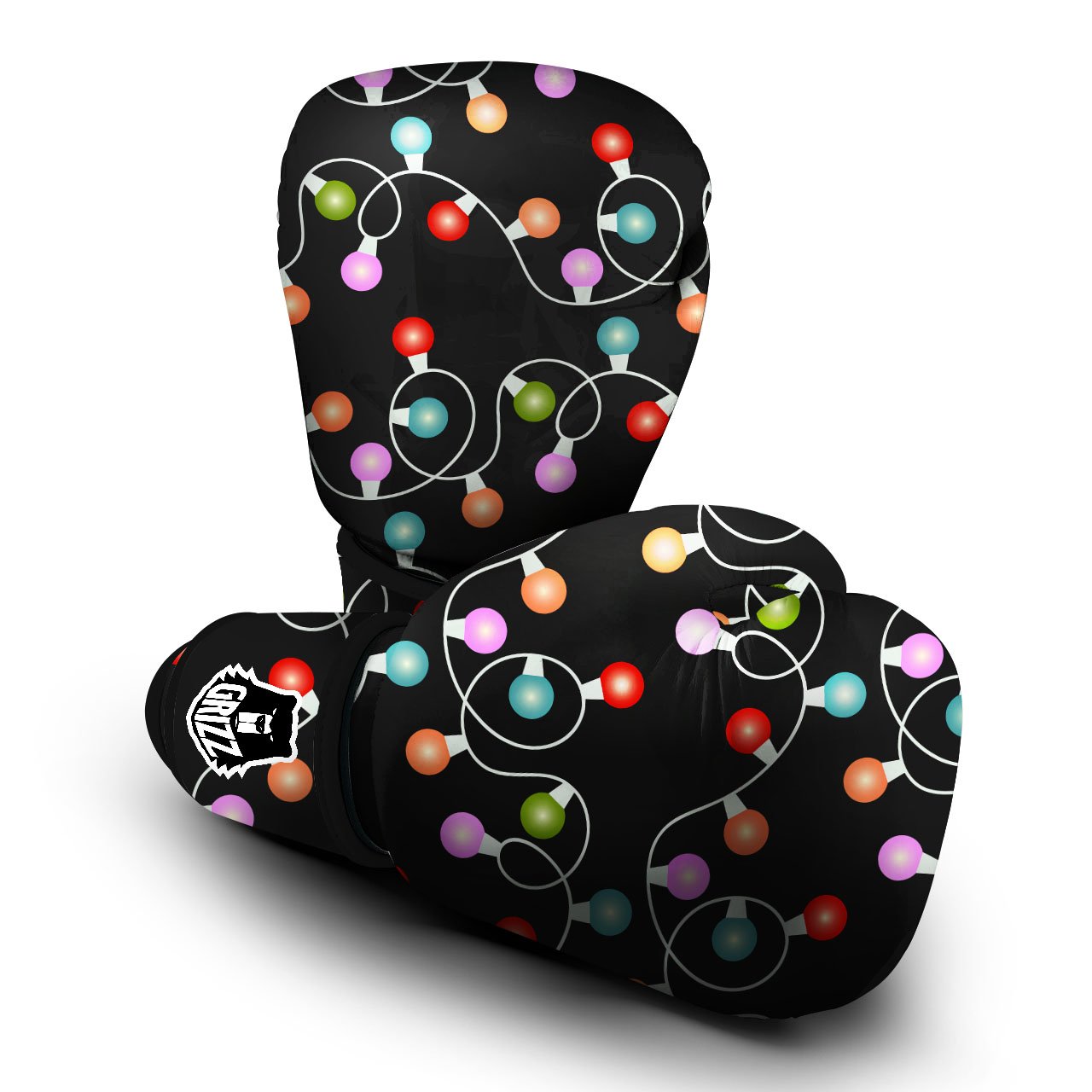 String Lights LED Christmas Print Boxing Gloves-grizzshop