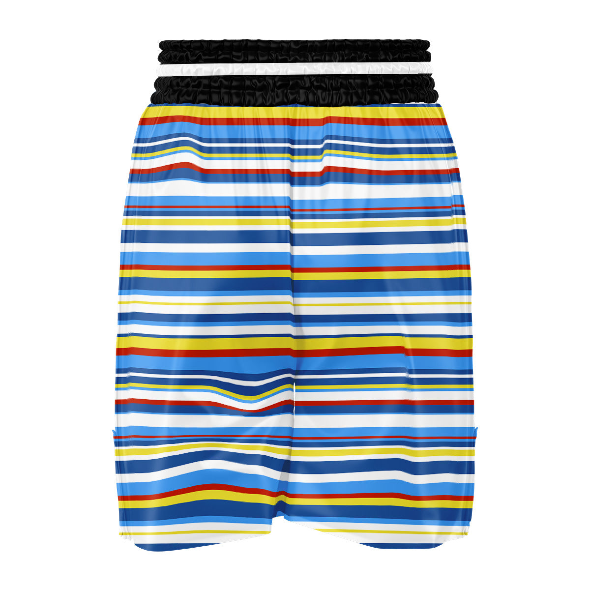 Stripe Autism Awareness Color Print Pattern Boxing Shorts-grizzshop