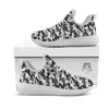 Stripe Camo Winter Tiger Print Pattern White Athletic Shoes-grizzshop