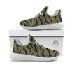 Stripe Camouflage Military Tiger Print White Athletic Shoes-grizzshop