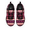 Stripe Southwestern Print Pattern Black Sneaker-grizzshop