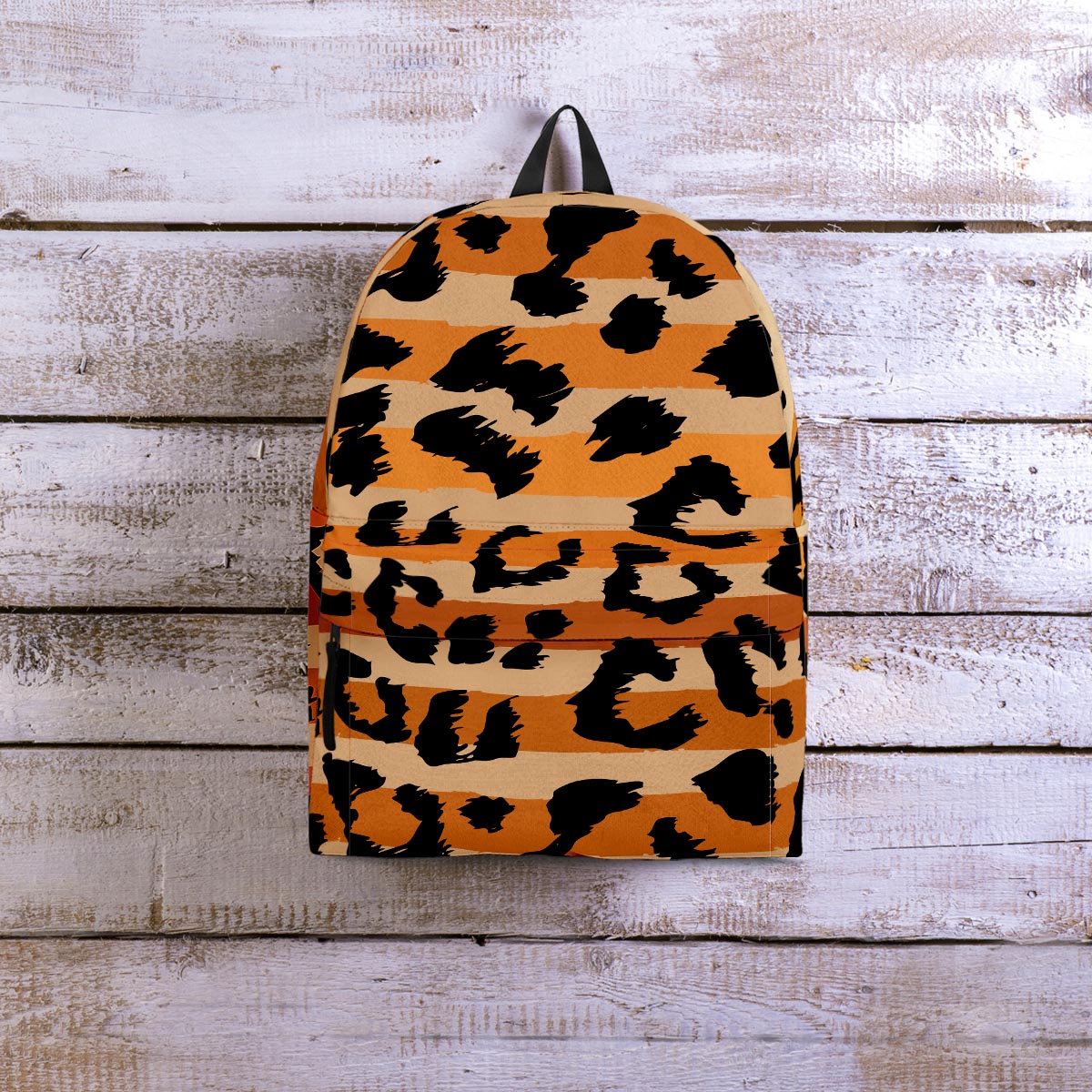 Striped Leopard Backpack-grizzshop