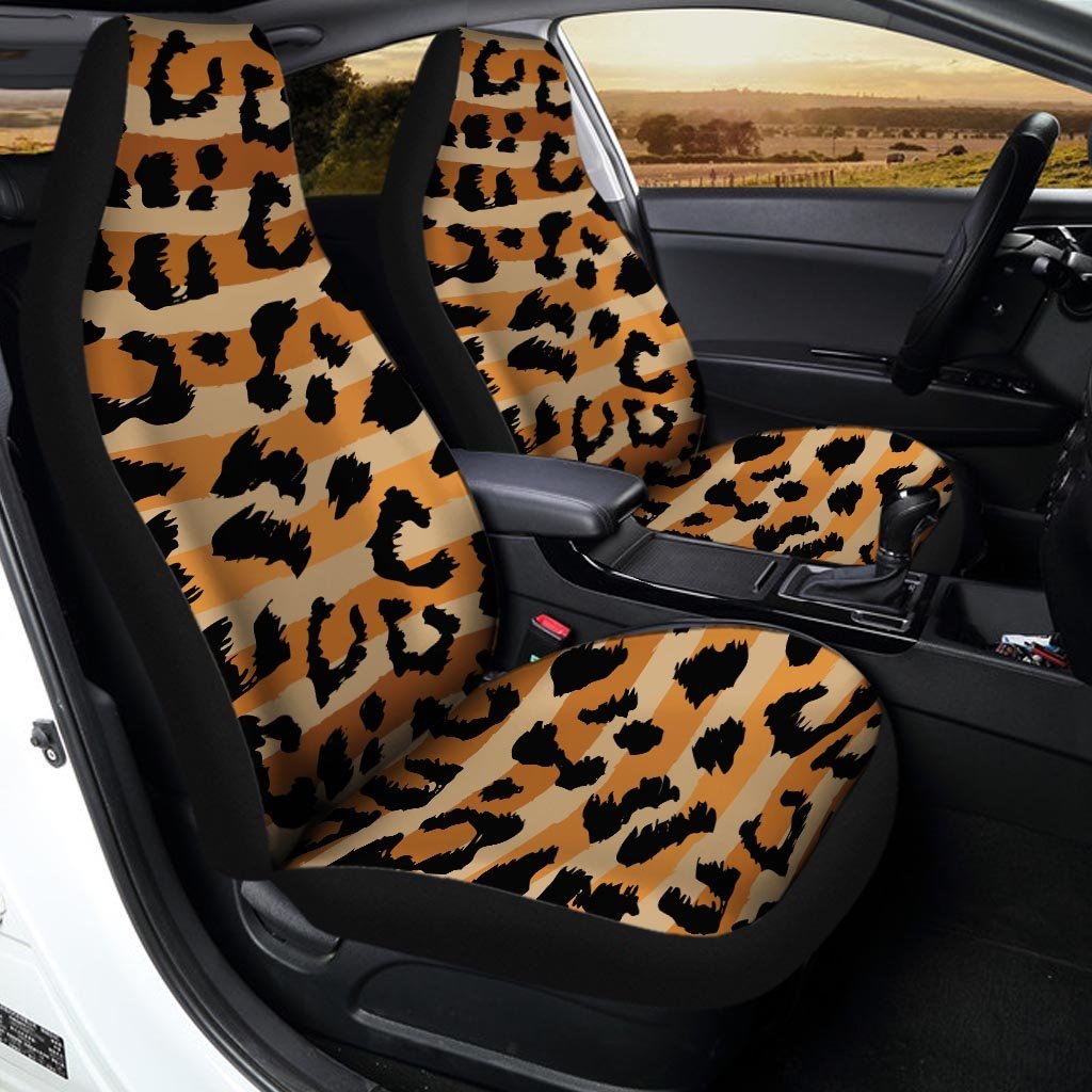 Striped Leopard Car Seat Covers-grizzshop