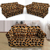 Striped Leopard Loveseat Cover-grizzshop