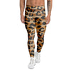 Striped Leopard Men's Leggings-grizzshop