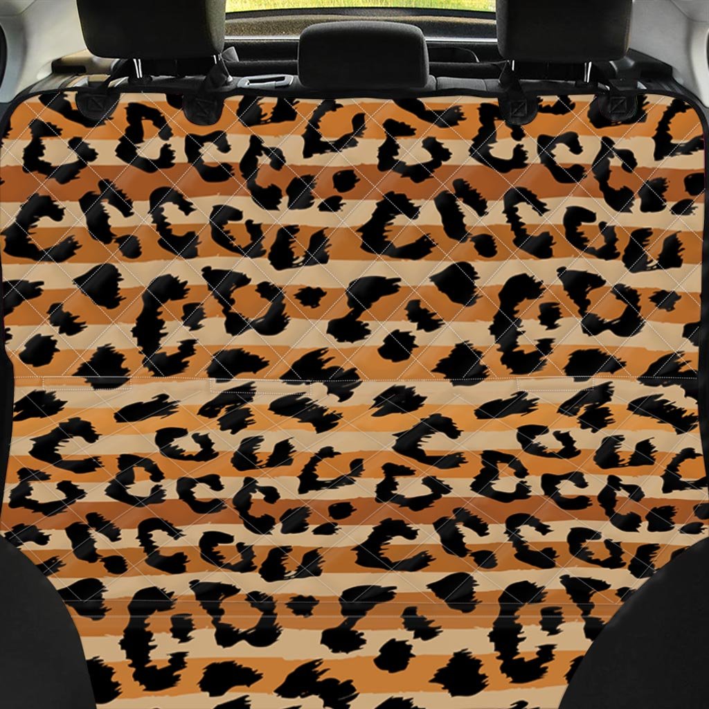 Striped Leopard Pet Car Seat Cover-grizzshop