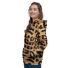 Striped Leopard Women's Hoodie-grizzshop