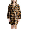 Striped Leopard Women's Robe-grizzshop