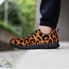 Striped Leopard Women's Sneakers-grizzshop