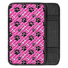 Striped Pink Paw Car Console Cover-grizzshop