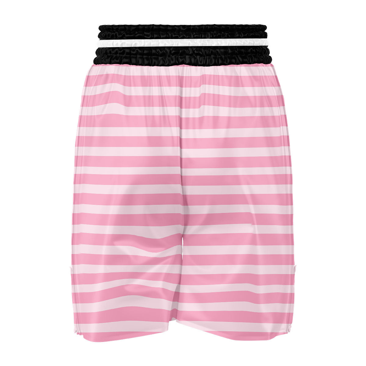 Striped Pink Print Pattern Boxing Shorts-grizzshop