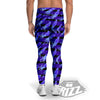 Striped Squid Print Pattern Men's Leggings-grizzshop